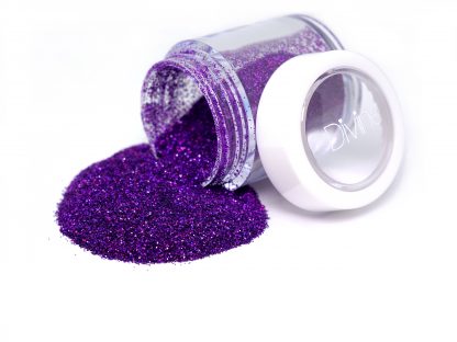 deep purple holo nail glitter