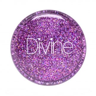 best holo nail art glitter lilac